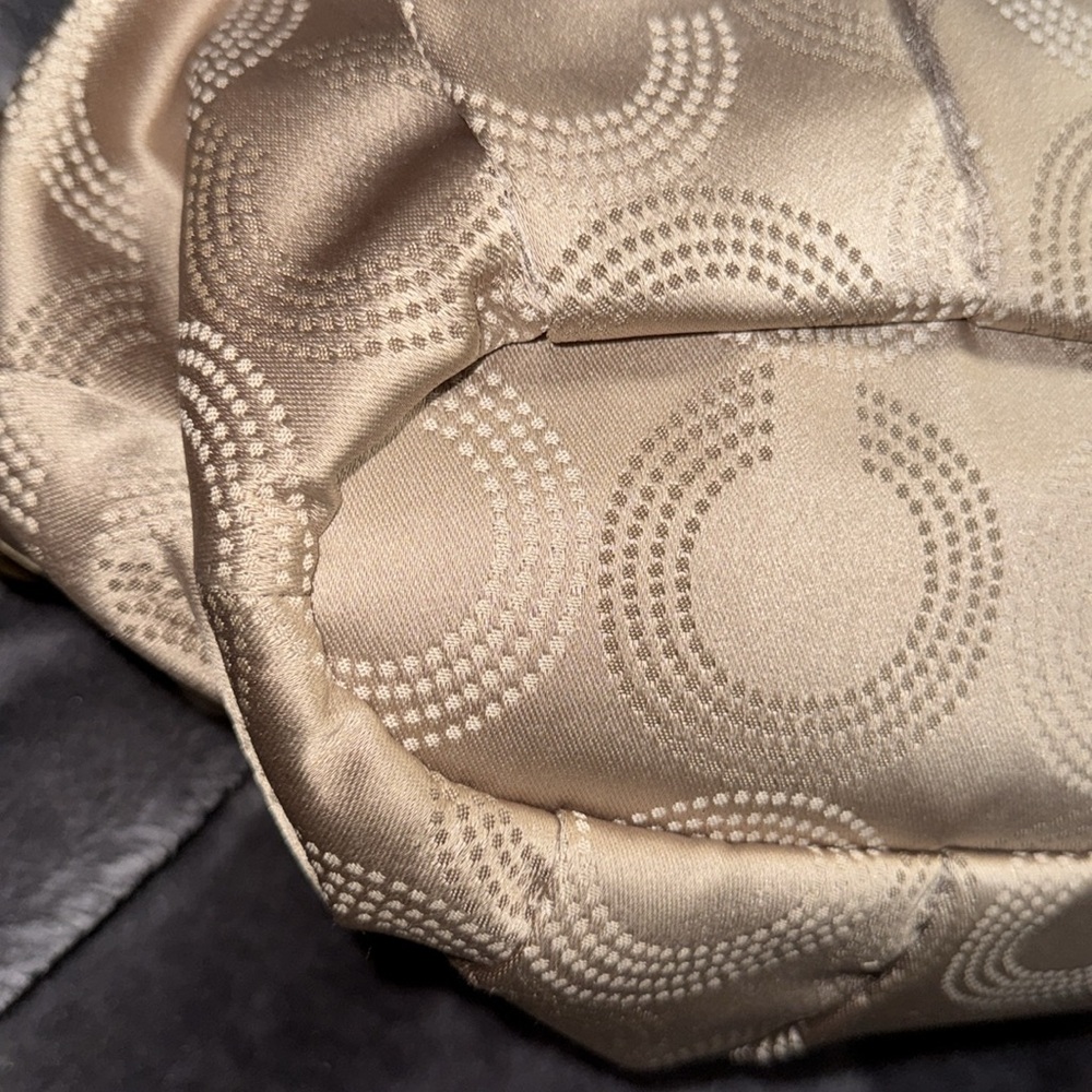 SATIN COACH SHOULDER BAG - Picture 9 of 16